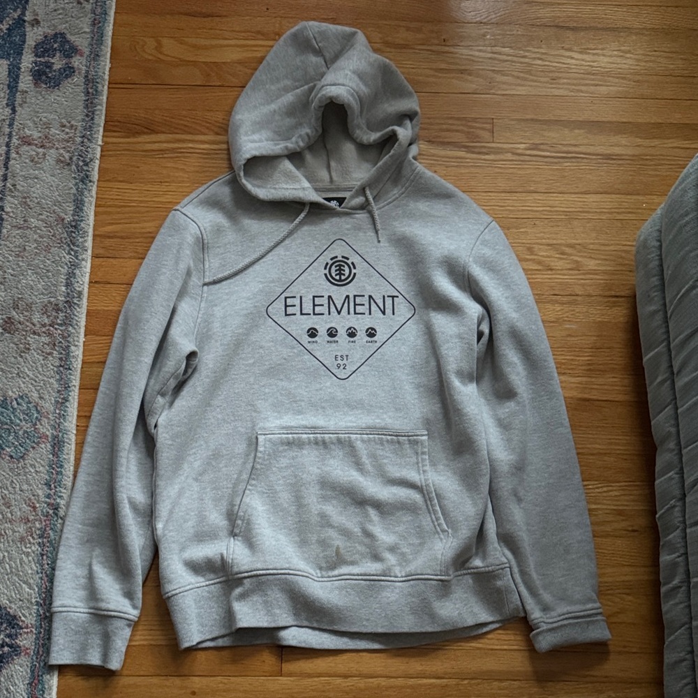 Element Light Gray Men's Hoodie